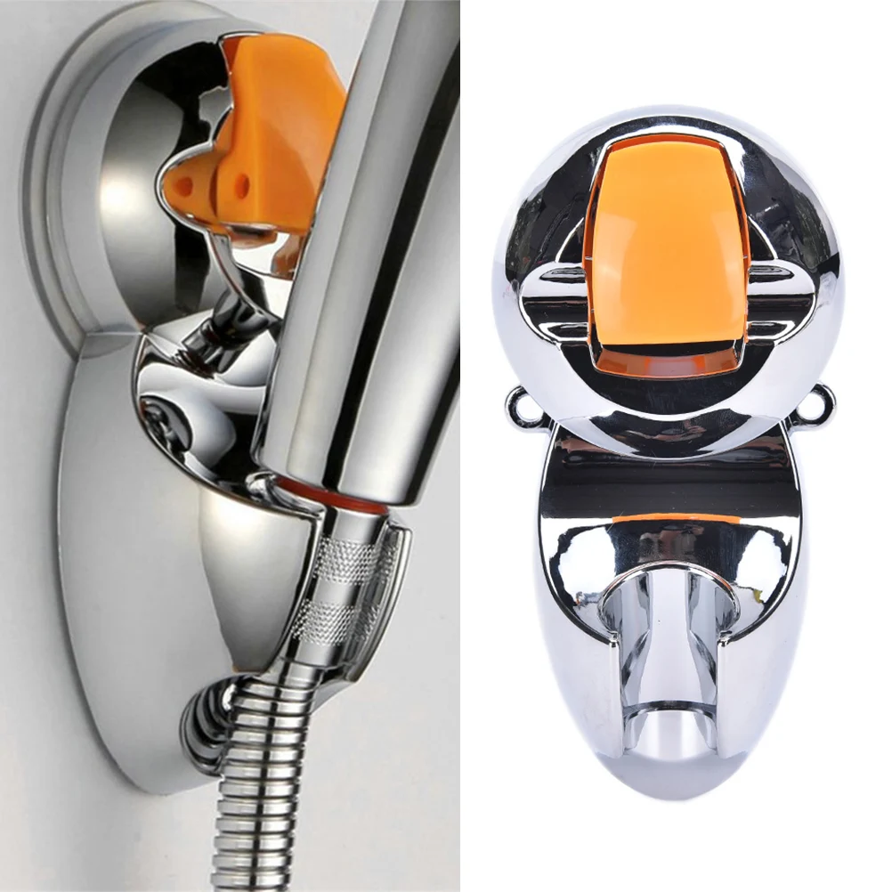 

1Pcs WABS Practical Shower Spray Head Fixed Wall Adjustable Sucker Shower Head Stand Bracket Holder For Bathroom