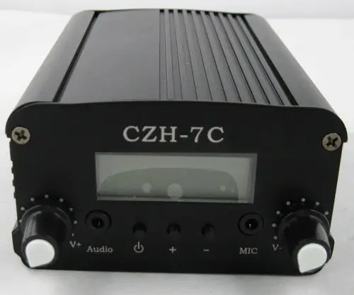 FMUSER CZE-7C 7 Вт FM стерео PLL передатчик+ GP антенна+ PowerSupply Kit 76-108 мГц