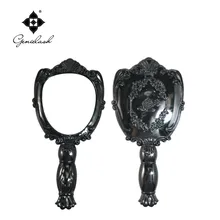 1pcs/lot Genie brand new mini small cosmetic makeup handmirrors vanity oval Portablemirror for Eyelash Extension
