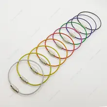 Aliexpress горячий продукт нержавеющей стальной трос офис коллекции кольцо 10 шт./упак. висит кольцо Кабель