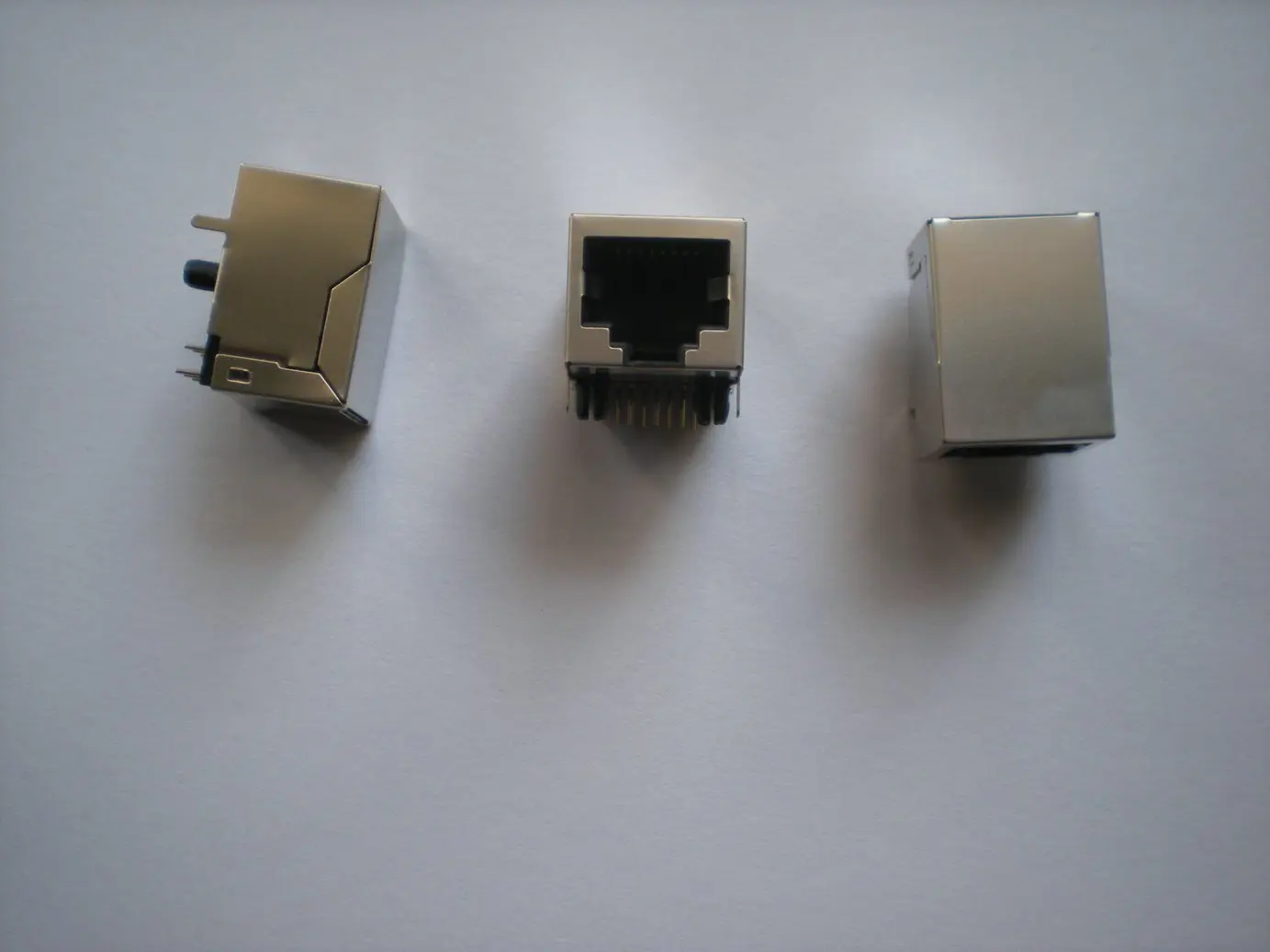 PCB Jack RJ45 Модульный сетевой 59 8 P 21.3 мм Разъем LAN 100 шт. в партии