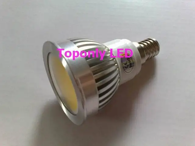 3 Вт COB E14 Spotlight 220 В, цвет белый 250-280lm, гарантия 2 года, 30 шт./лот Оптовая и розничная продажа! FedEx, DHL, EMS бесплатная доставка