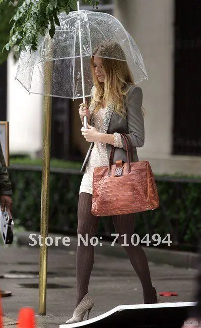 RainStoppers Rain Fashion Bubble Travel 46" Arc Clear Full Dome Style Umbrella 