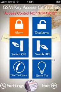 GSM-KEY-DC200 алюминиевый ящик GSM контроллер SMS блок управления релейный выход контроллер для раздвижных ворот и автоматической двери