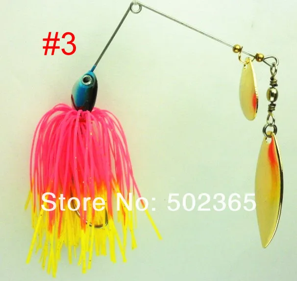 40 шт. по ePacket Spinner Bait 0,6 oz Spinner Приманки Спиннеры 17 г рыбные приманки для спиннинга жесткая металлическая приманка крепкие крючки