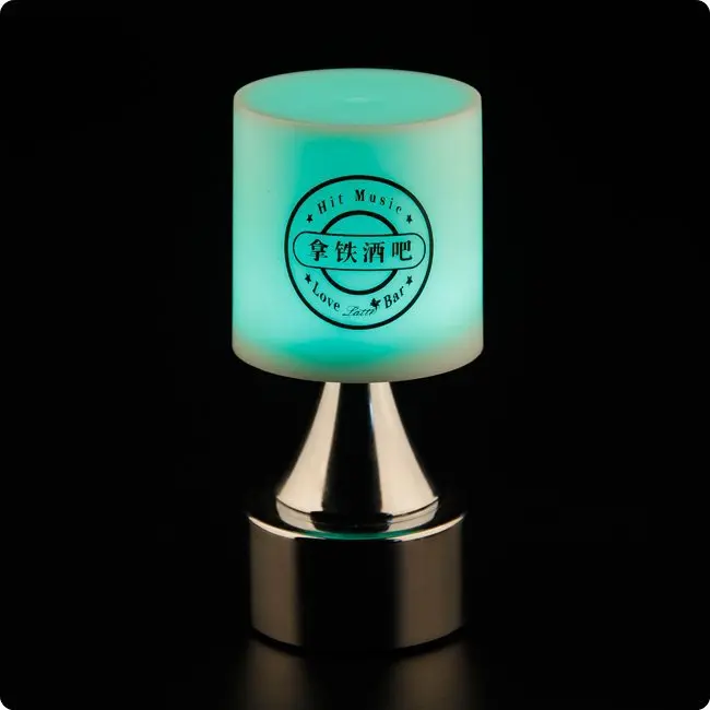 Mudando sem Fio Candeeiro de Mesa Conduziu a Lâmpada de Mesa para Café Vendas Bar Festa Evento 4 Pçs - Lote 2022 Hot 7 Cor 17 High Quality Luzes e Iluminação