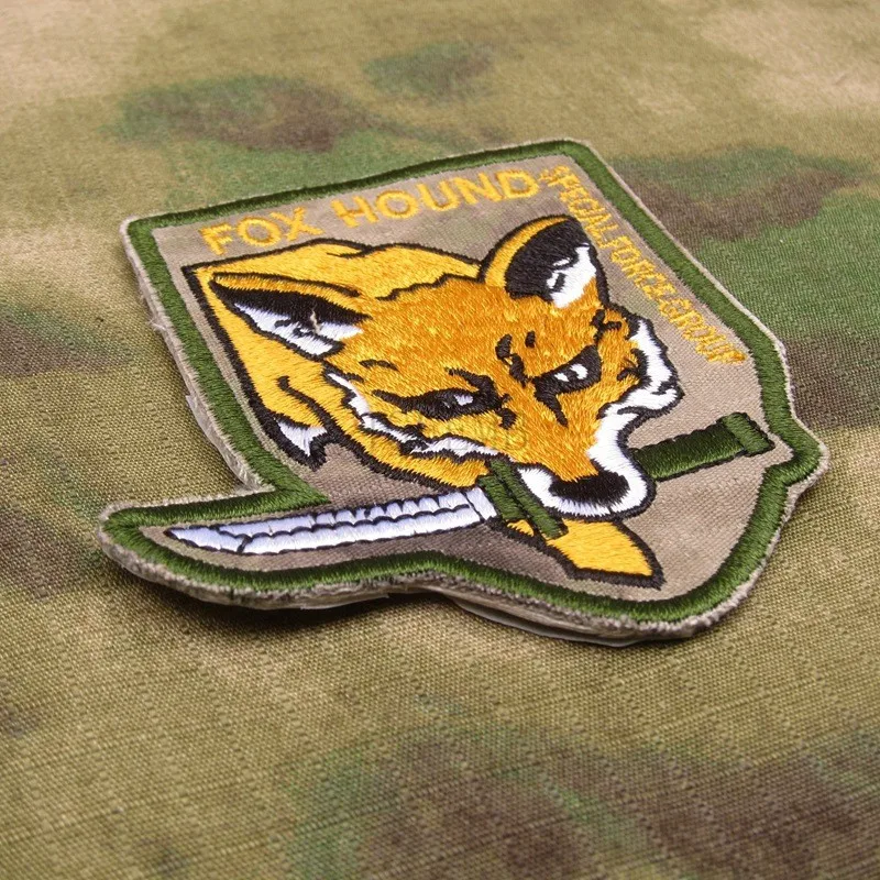 A-TACS AU MGS с надписью «Fox Hound» группа специального назначения вышитые патч B3256
