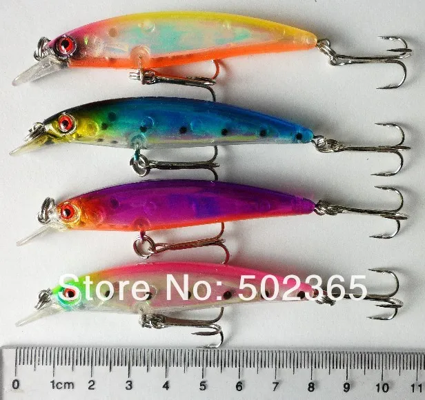 20 шт. минноу lures17.6cm 27.2 г 2 крючки адреналин бас пластиковые колебание рыболовные снасти приманки воблеры рыбалка pesca