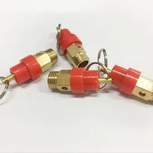 5 шт. 0.9Mpa 1/" BSPT воздушный компрессор предохранительный клапан предохранительные клапаны