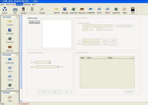 USB13.56Mhz ISO 14443 RFID считыватель, писатель + 2 Карт + SDK + Программное Обеспечение, rfid reader, YW-605UA