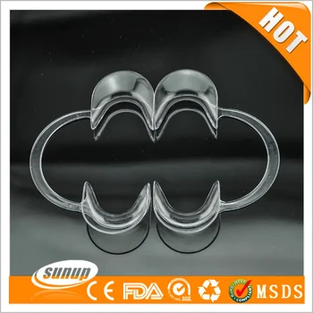 

Free shipping, Promotion 60 Pcs Dental Teeth Whitening Intraoral Lip Cheek Retractor Mouth opener Adult C-shape White