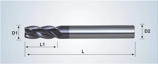 3F-14*14*37*100, HRC50, из карбида, плоскоугольные конец Mill3flute фреза для алюминиевая Концевая фреза карбида ЧПУ Концевая фреза фрезы для контурной