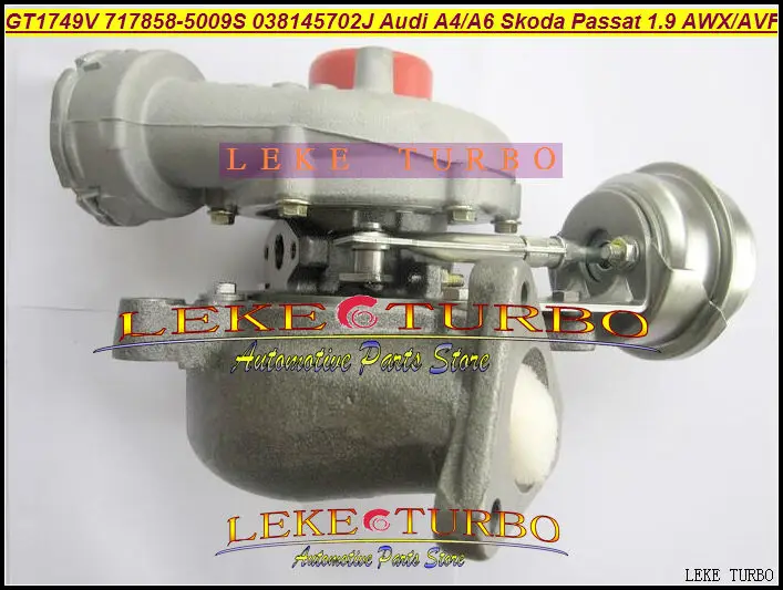 GT1749V 717858-5008S 717858-5009S 038145702J turbocharger  for AUDI A4A6 1.94 SKODA Superb VW PASSAT TDI 1.94 130HP AWX AVF (2)