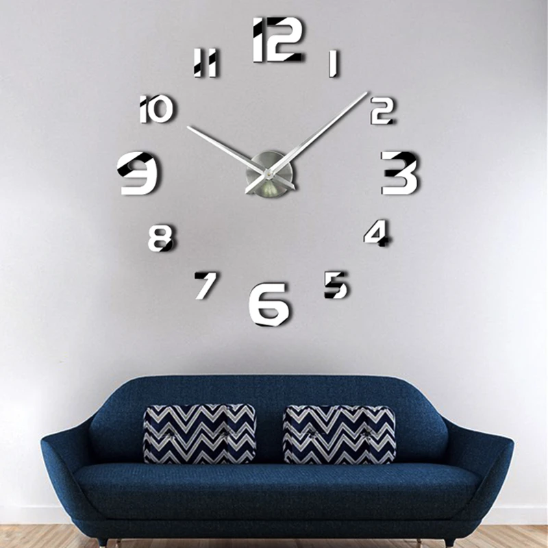 personeel Bediening mogelijk Banyan Grote Klok Handen 3D Wandklok Woonkamer Decor Spiegel Muurstickers Diy  Quartz Klok Horloge Horloge|wall clock living room|3d wall clockwall clock  - AliExpress