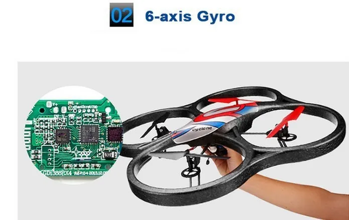 V666 Квадрокоптер с дистанционным управлением Drone с Камера 2,0 M FPV 5,8 ГГц в режиме реального времени CF режим дистанционное управление Управление вертолет Дрон