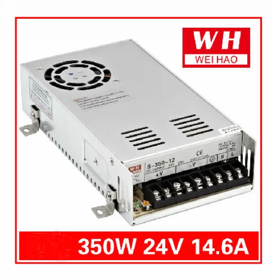 CNC 24 V 14.6A Регулируемый импульсный источник питания AC 220 V к DC24V 350 W/DC24V/14.6A
