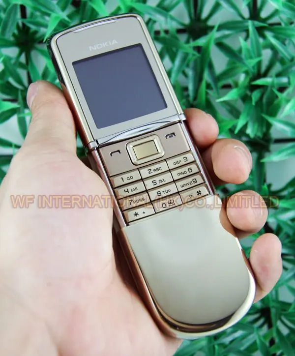 Разблокированный мобильный телефон NOKIA 8800 Sirocco GSM трехдиапазонная камера Bluetooth 8800D Русская клавиатура
