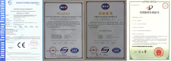 Chinese 300w wind turbine/permanent magnet generator with CE ISO 