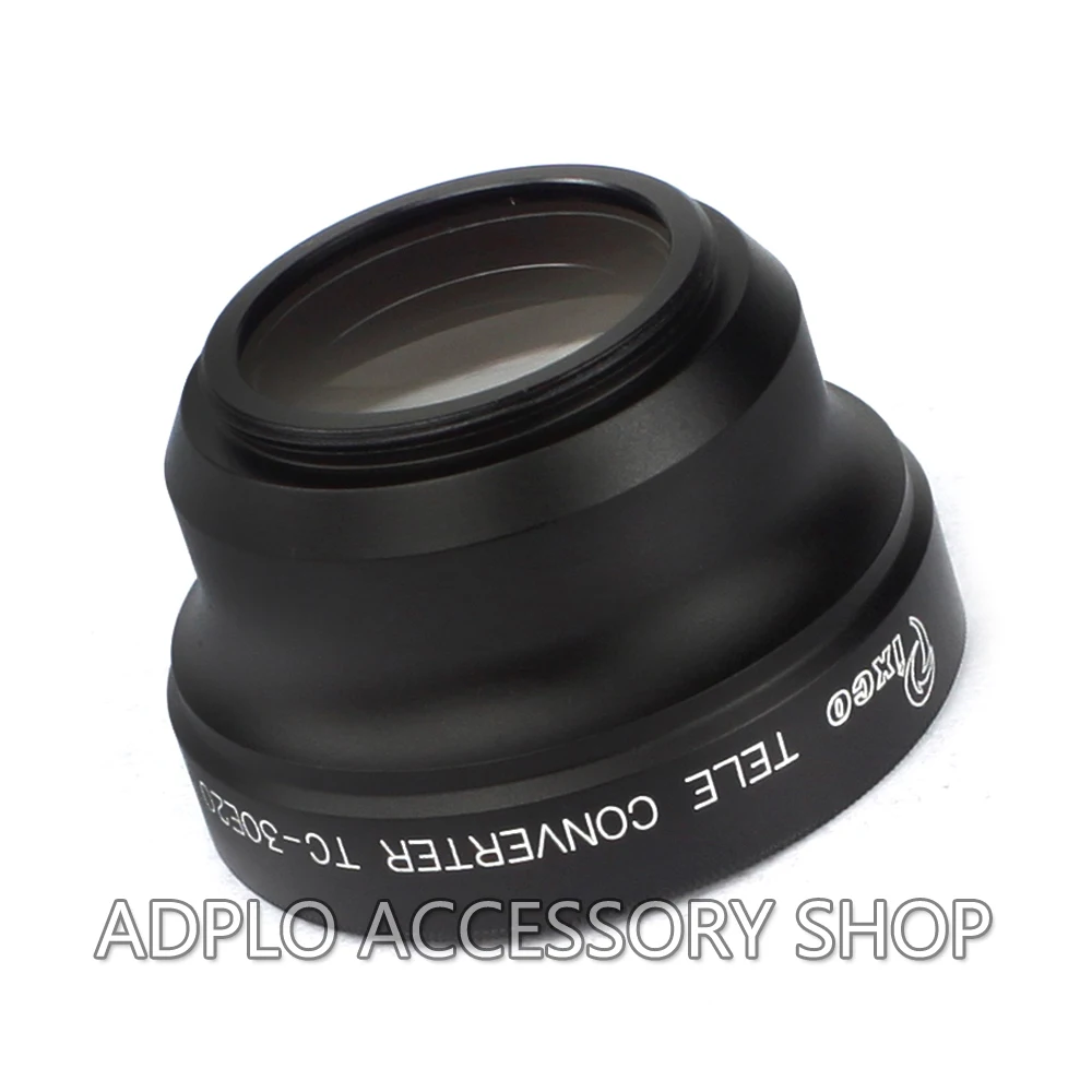 ADPLO Костюм для Canon для Nikon для sony для Pentax camera(черный) Высокое разрешение 30 мм 2.0X телеобъектив