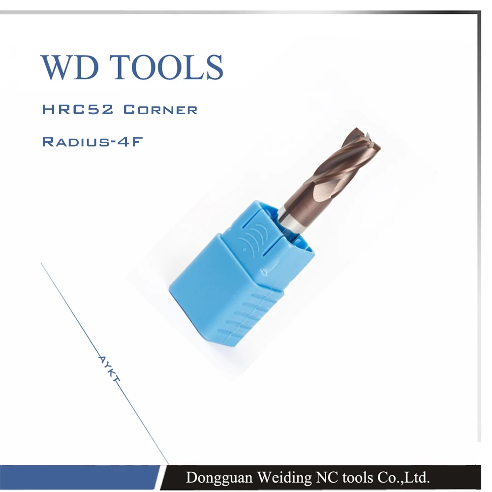 1* 50l* 4D 10 шт. hrc 52 Карбид угловой radiu фреза для продажи