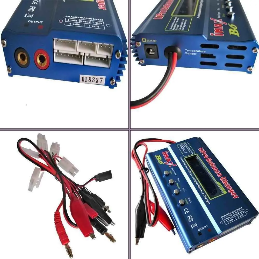 30 шт./лот IMAX B6 зарядное устройство цифровой RC Lipo NiMh батарея 2 S-6 S 3S 4S 5S B5 B8