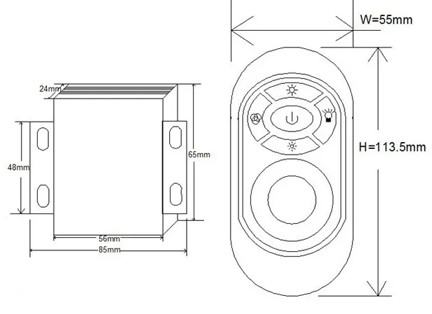 Купить многофункциональный рф прикосновение из РГБ светодиодов ...
