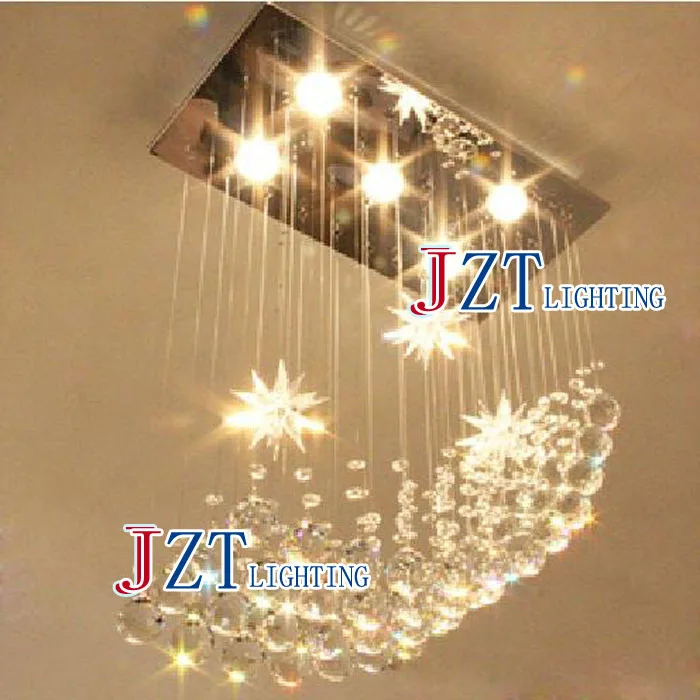 М лучшая цена современные светодиодные лампы кристалла большой люстра Освещение блеск прямоугольной потолочный светильник