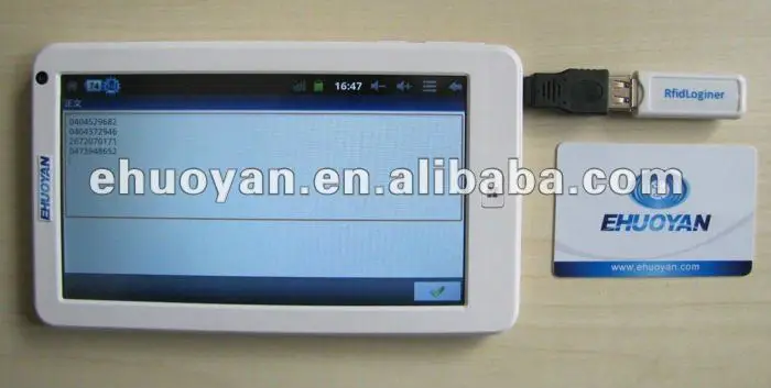 USB ключ эмулятор клавиатуры 13,56 МГц ISO 14443 Rfid NFC считыватель Android iPad планшет мобильный+ 2 метки