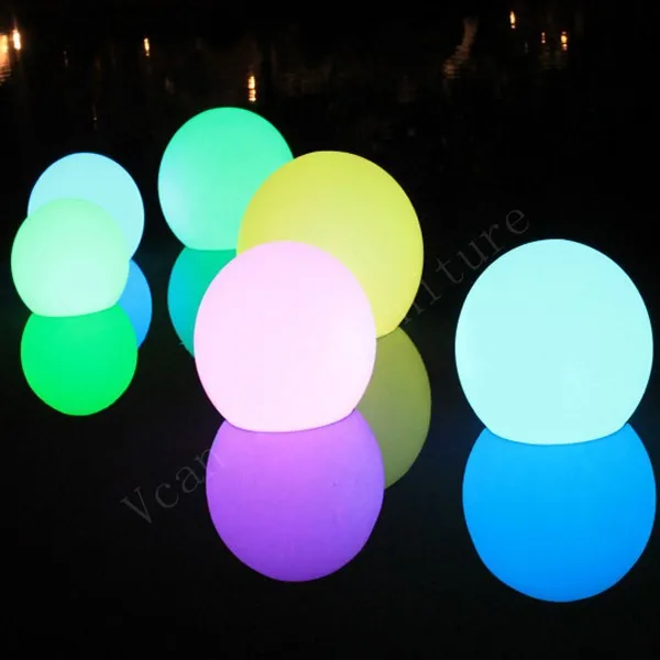 40 см светодиодный шар лампы 16 изменение цвета перезаряжаемый водонепроницаемый ip67 Рождественский свет VC-B400