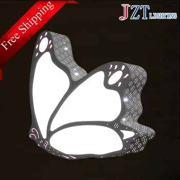 

M 2016 Newest Creative Led Ceiling Light Warm and Lovely Children Room Butterfly Ceiling Llamp Exquisite Acrylic Iron Lamps