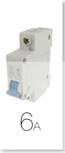 UXCELL Dz47-63 C16 16A Ac 400 V двухполюсный мини-выключатель