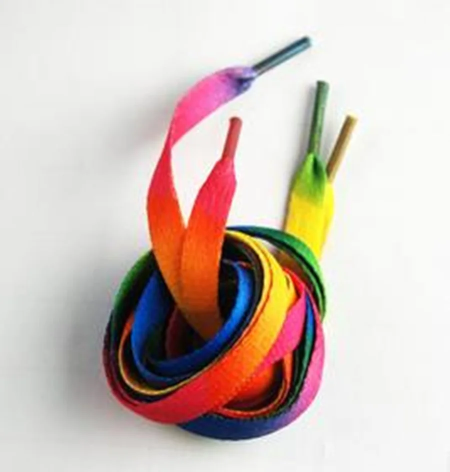 Hoge kwaliteit groothandel regenboog schoenveters van chinese ...