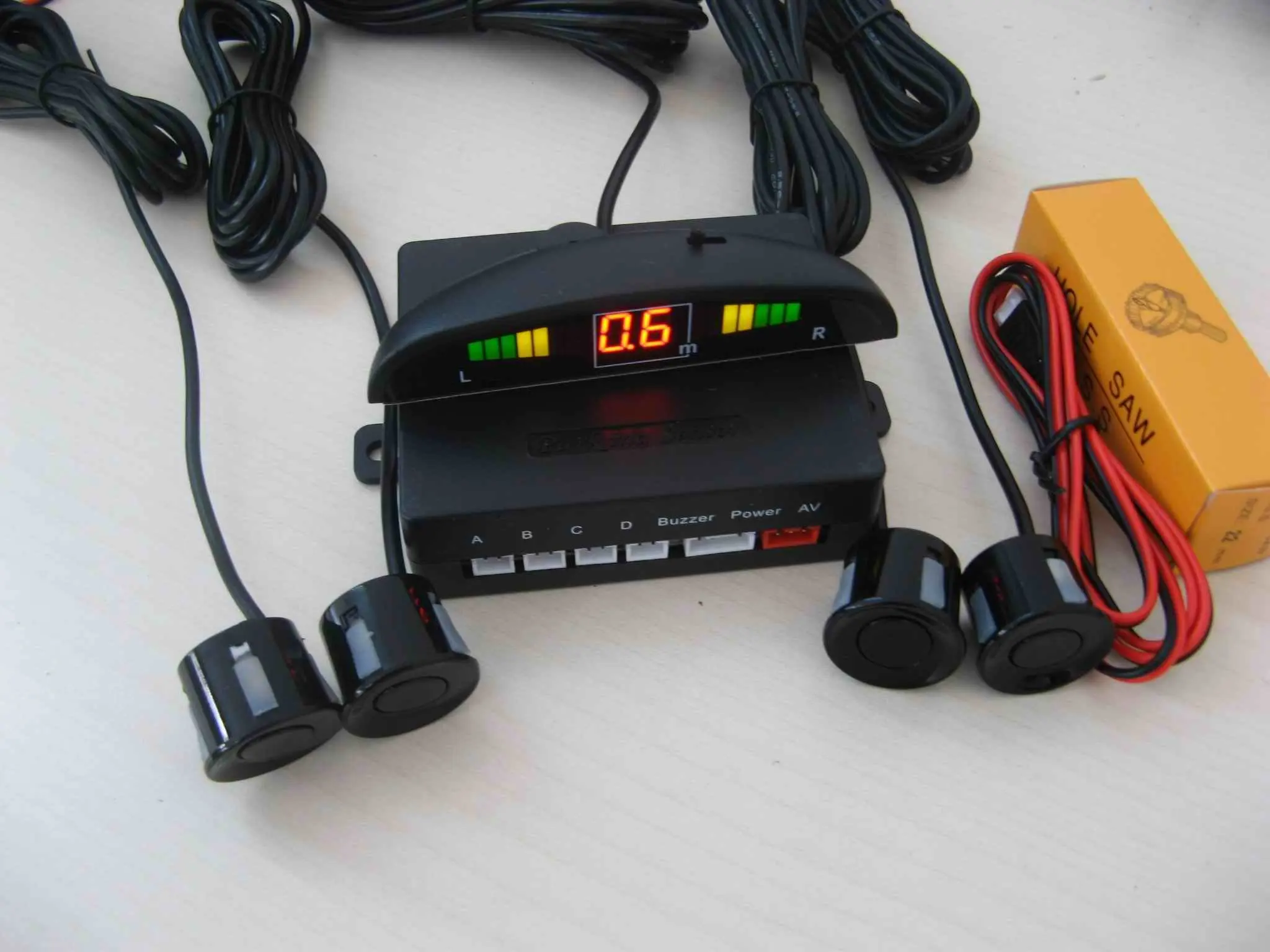 4 Датчик парковки Светодиодный дисплей PS-888-A