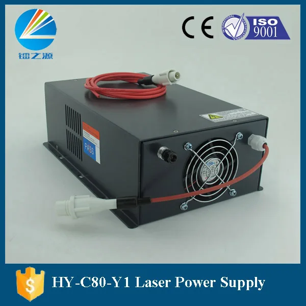 C80-Y1 RECI/EFR 80 ватт CO2 для нанесения лазерной гравировки Питание
