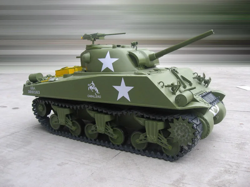 1/6 M4A3 Шерман танк-75 мм пистолет GP RTR GT602R