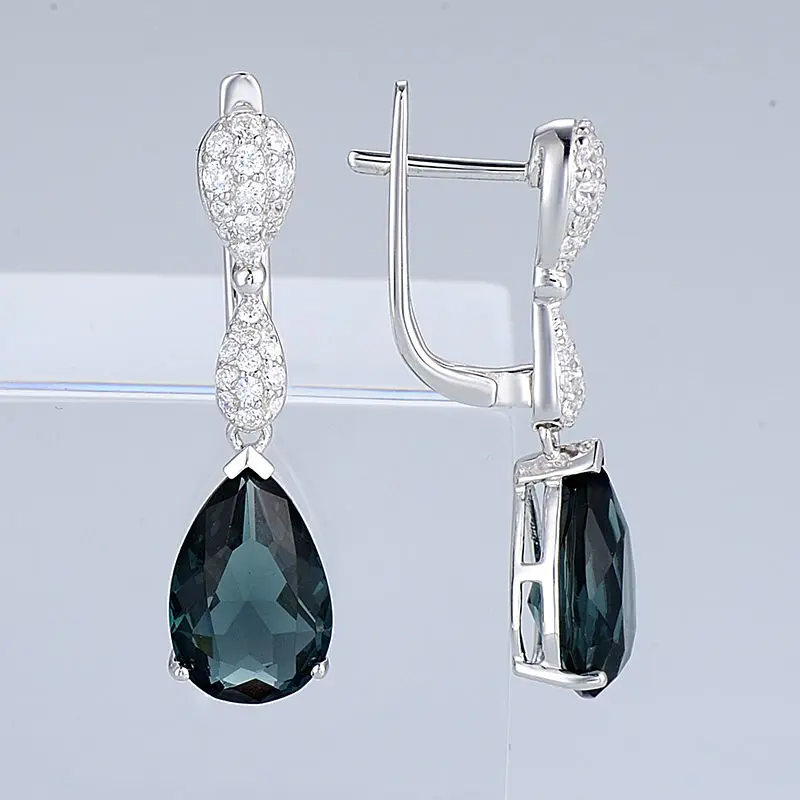 Silver Earrings - E303468BLGZ1SL925-SV9
