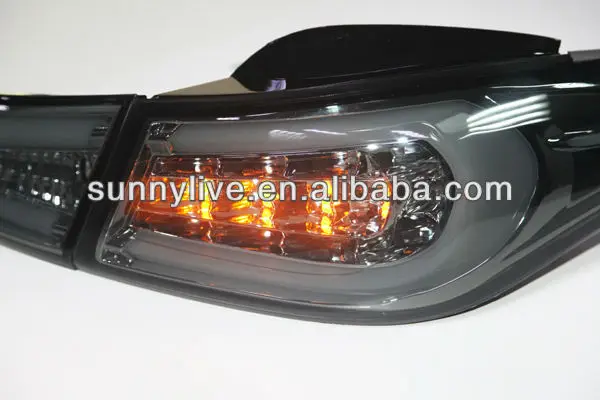 Elantra светодиодный задний фонарь для hyundai All Smoke черный цвет 2012-13 год черный WH