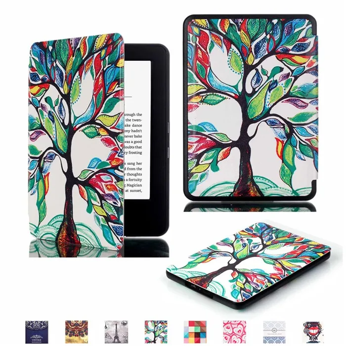 100 шт./лот gligle Тонкий Smart skin чехол для Amazon Kindle Paperwhite 1/2/3th чехол с услуга/сна - Цвет: 8