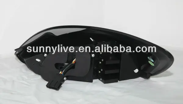 Для VW 2008-2011 Scirocco LED фонарь задний фонарь все черный Цвет