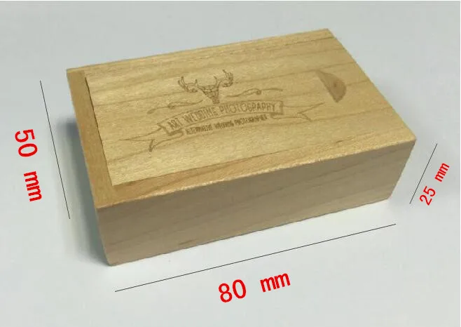 Custom maple usb stick 2,0 флеш-накопитель (DIY логотип компании, фото, слова)