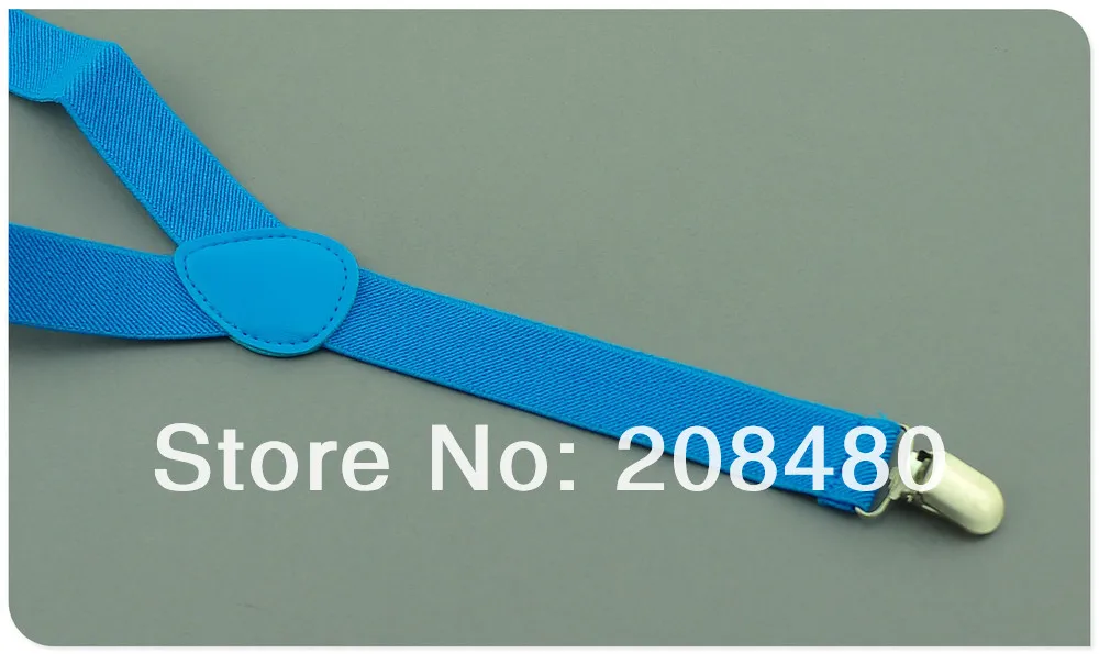 shipping-2.5cm широкая "небесно-голубая" Цветная серьга унисекс-на подтяжках эластичные тонкие Подтяжки Y-back Подтяжки оптом и в розницу