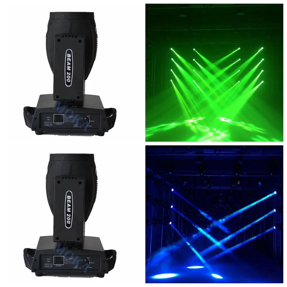 8 Pcs/lot 200W 5R Sharpy Moving Head Beam Light 16/20 Channels Fast Shipping
