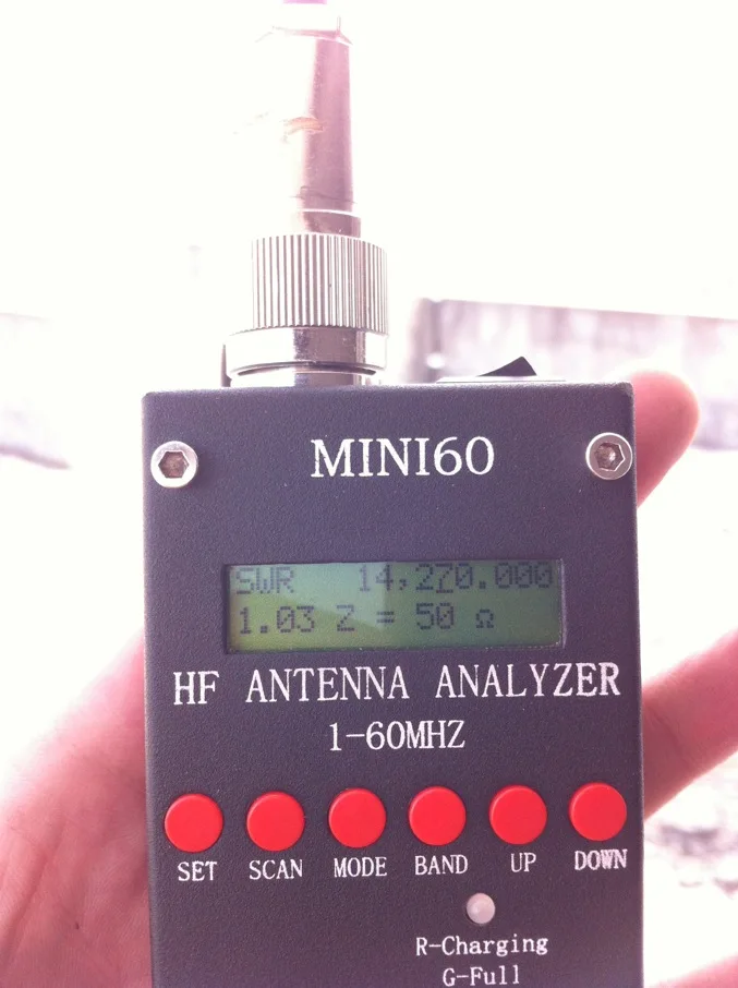 Мини HF ANT SWR антенна анализатор SARK100 для радиолюбителей