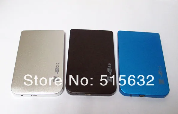 2,5 "IDE жесткий диск HDD внешний черный корпус USB 2,0 портативных ПК четыре цвета