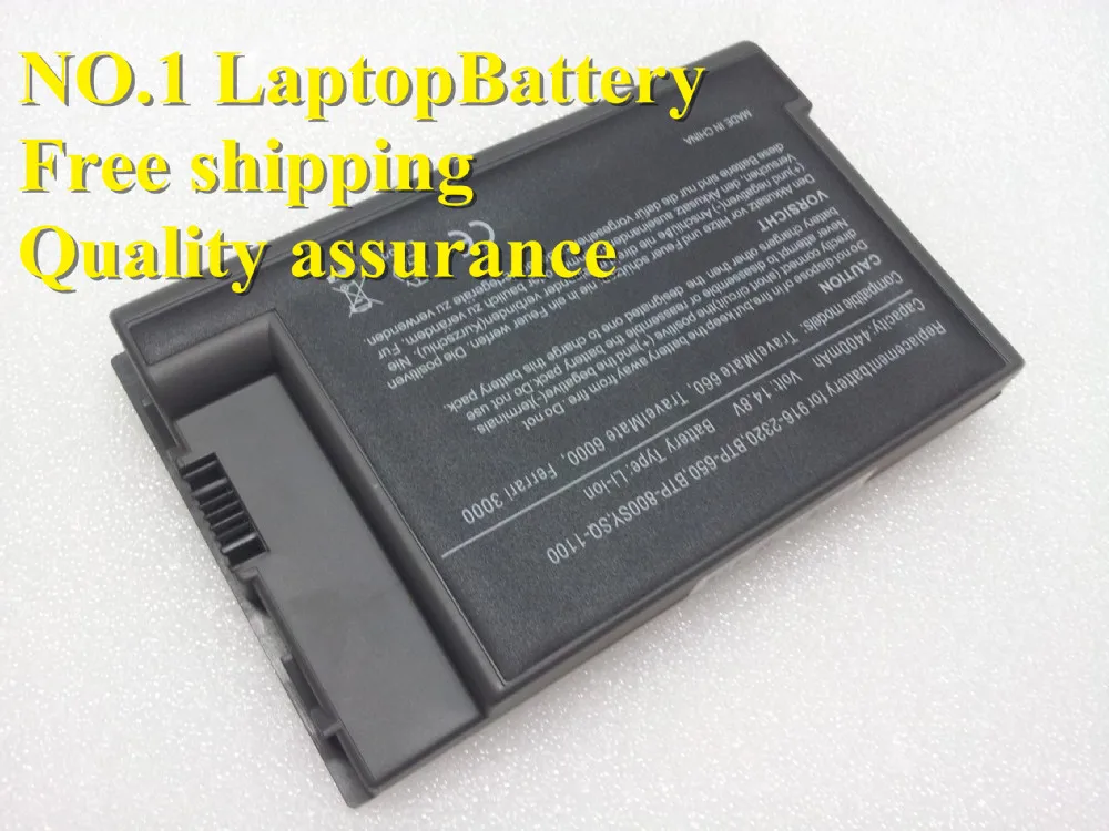 Батарея для acer Travelmate 653 654 655 661 662 663 800 801 802 803 804 6000 BTP-650 SQ-1100, SQ-2100, SQU-202 BTP-800SY