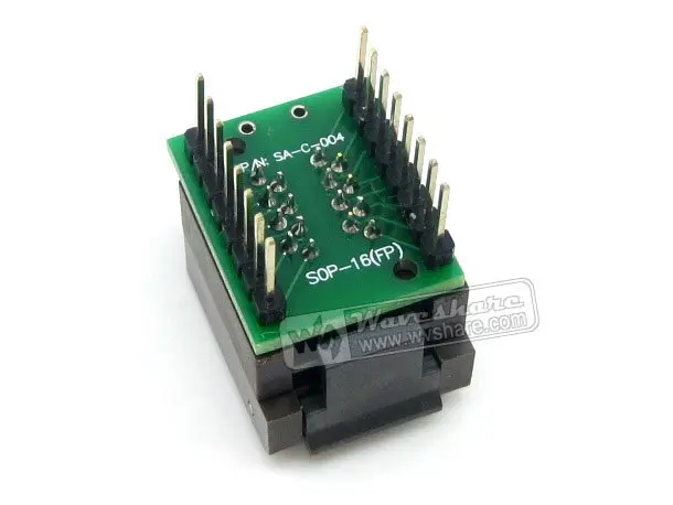 So16 SOIC16 SOP16 к DIP16(b) Enplas IC программирования адаптер Тесты burn-в гнездо 1.27 мм шаг