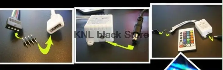 LED RGB инфракрасный контроллер 24 ключевых ИК-пульт, LED RGB strip контроллер беспроводной пульт дистанционного DC12V-24V