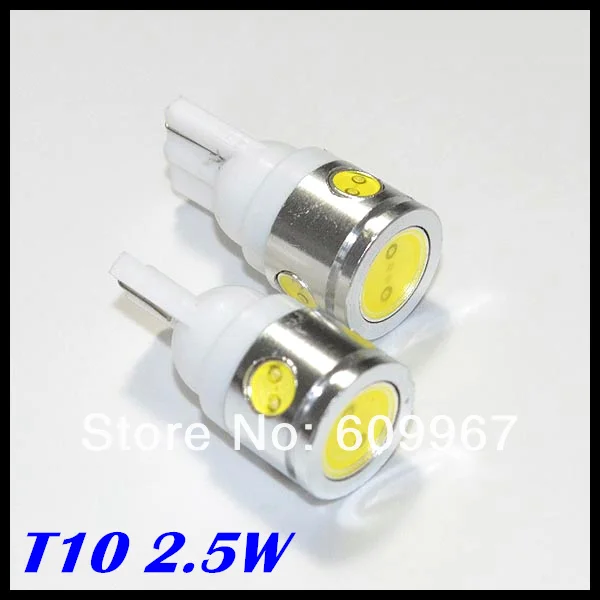 2,5 Вт высокой мощности Мощность Белый свет t10 4SMD светодиодный автомобиль T10 W5W 194 927 161 боковое освещение лампы