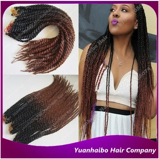 New Braiding 24 120g Pk Synthetic Hair Afro Twist Braid Two Tone New Braiding 24 120g Pk Synthetic Hair Afro Twist Braid Two Tone Black