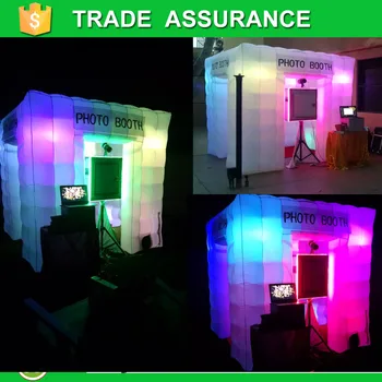 

beautiful high quality portable inflatable photo booth led